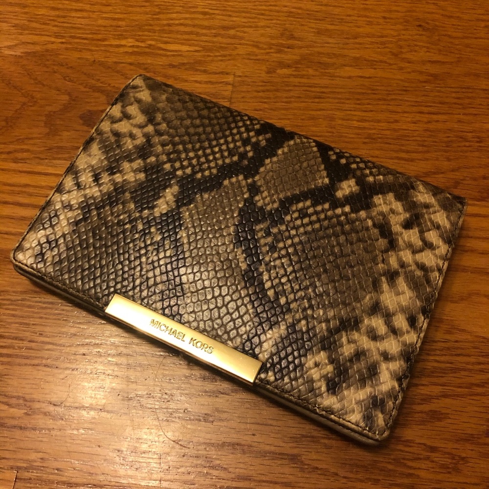 COPY - Michael Kors Snakeskin Wallet/Clutch on Chain